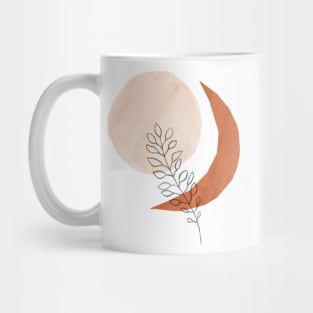 Boho sun and moon Mug